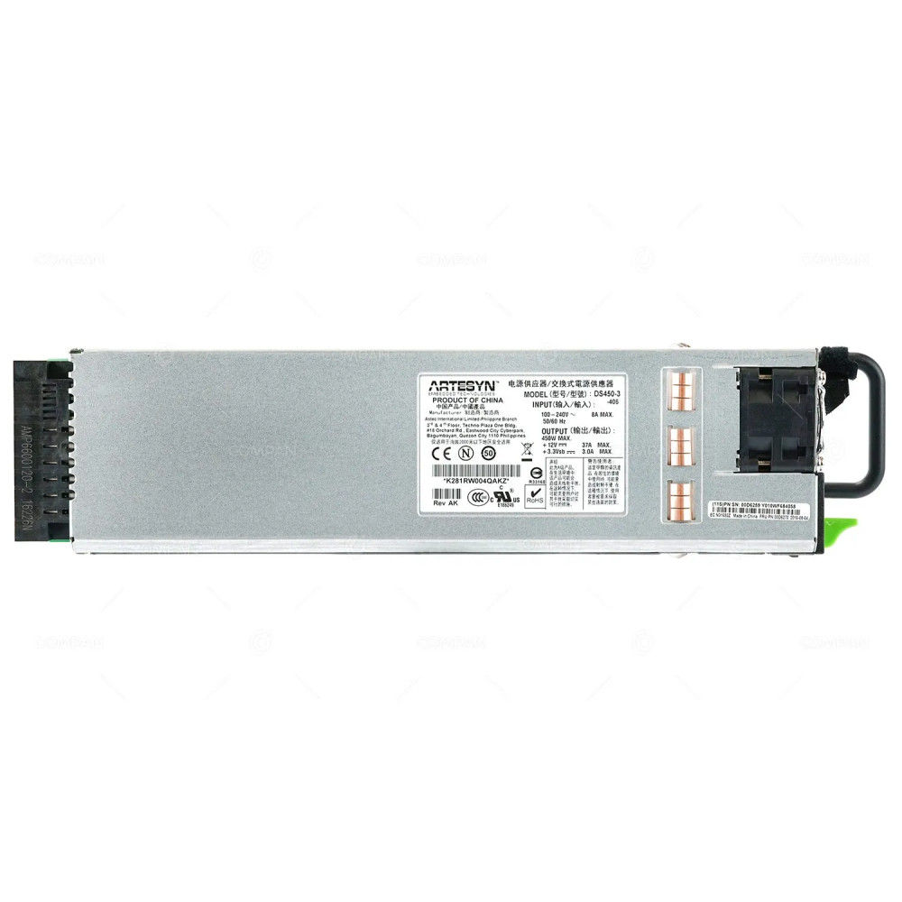 00D6270 LENOVO 450W POWER SUPPLY FOR LENOVO RACKSWITCH G8264 G8052